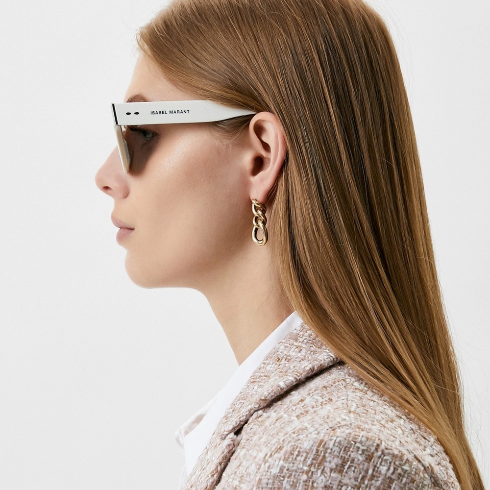 ISABEL MARANT Ivory/Smoke Sunglasses IM 0072/S - Picture 6 of 6
